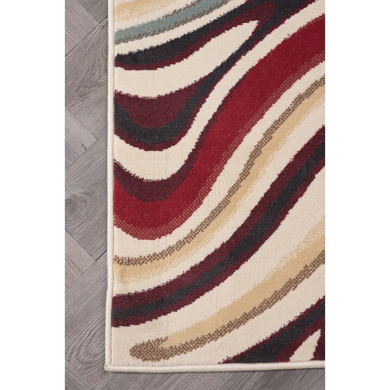 Lagoon Modern & Contemporary Abstract Indoor Area Rug