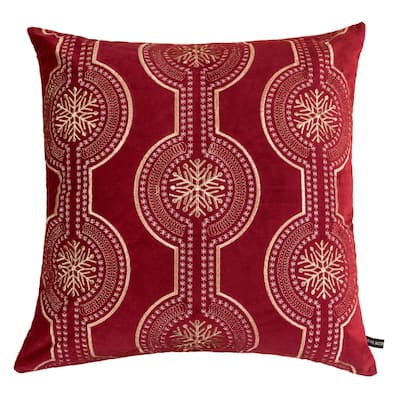 Lydia Christmas Holiday Oversized Pillow with Insert