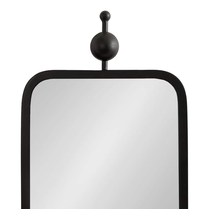 Kate and Laurel Kasota Slim Rectangle Mirror Metal