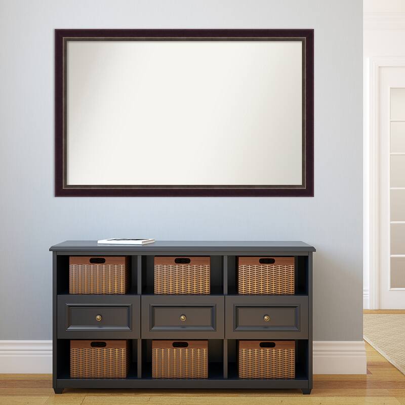 Oversized Wall Mirror Choose Your Custom Size - Signore Bronze Frame