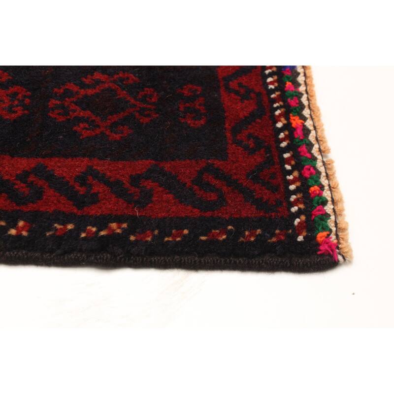 ECARPETGALLERY Hand-knotted Teimani Dark Navy Wool Rug - 3'5 x 6'4