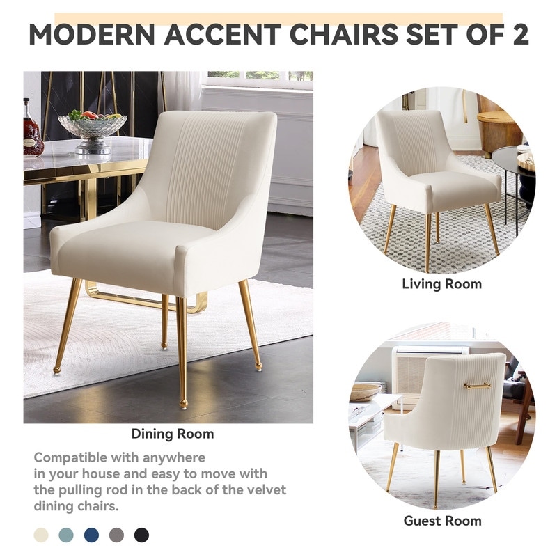 Glam dining chairs set of 4 sales