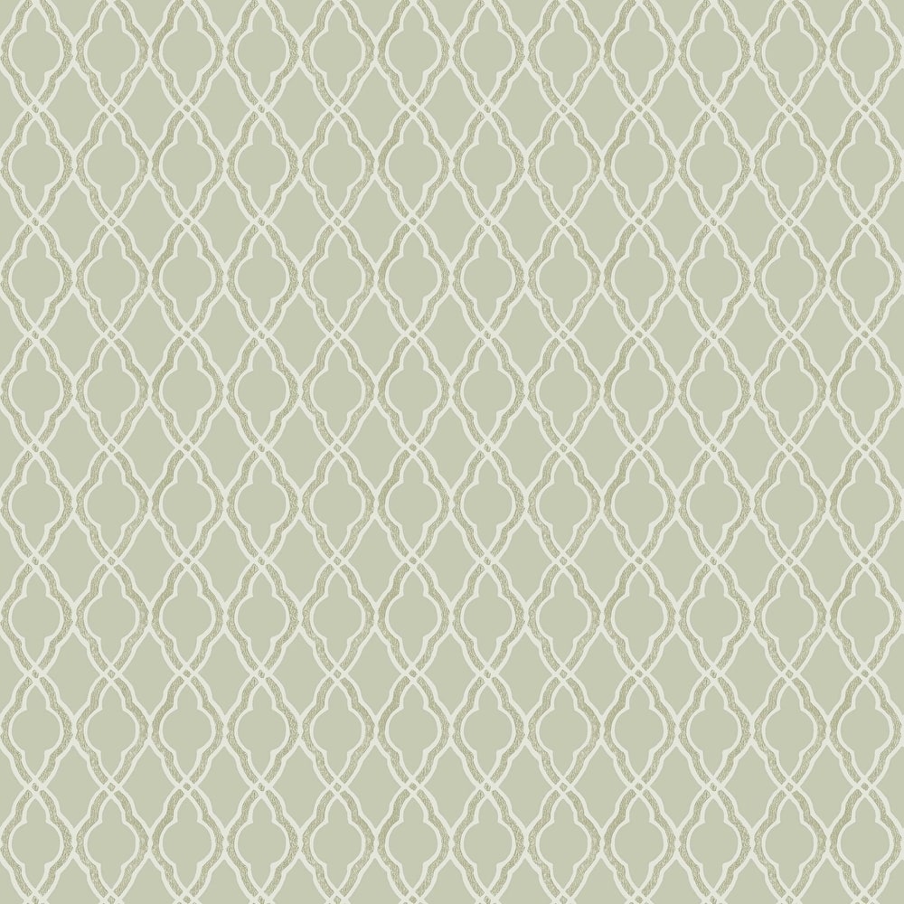 Galerie Wallcoverings Italian Style Geometric Trellis Vinyl on Non-woven Matte Wallpaper Roll