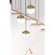 preview thumbnail 8 of 15, Elegant Lighting Eclipse 3 Light 18" Wide Multi Light Pendant with