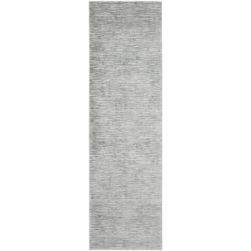 Halton Contemporary Abstract Accent Rug, Gray/Iceberg Green