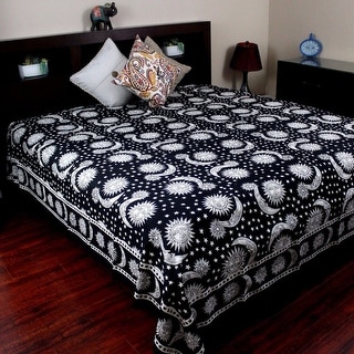 Shop Cotton Celestial Sun Moon Star Tapestry Wall Hanging