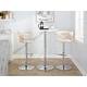 preview thumbnail 107 of 141, Carson Carrington Viby Adjustable Bar Stool with Rounded T Footrest (Set of 2)