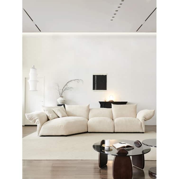 Lukshya 3 - Piece Upholstered Chaise Sectional