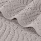 preview thumbnail 5 of 6, Superior Chevron Zero Twist Solid and Jacquard Cotton 12 Piece Towel Set