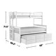 preview thumbnail 8 of 13, Twin over Full Bunk Bed with Trundle and Side Access Ladder