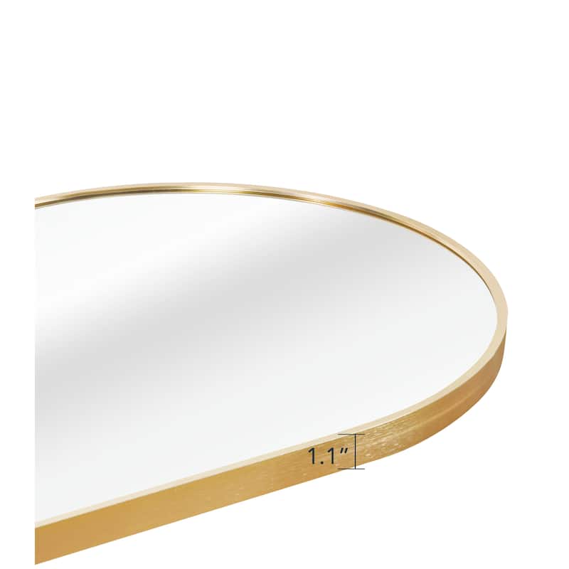 63 X 20in Pill Shaped Full Lenghth Mirror Or Bathroom Mirror
