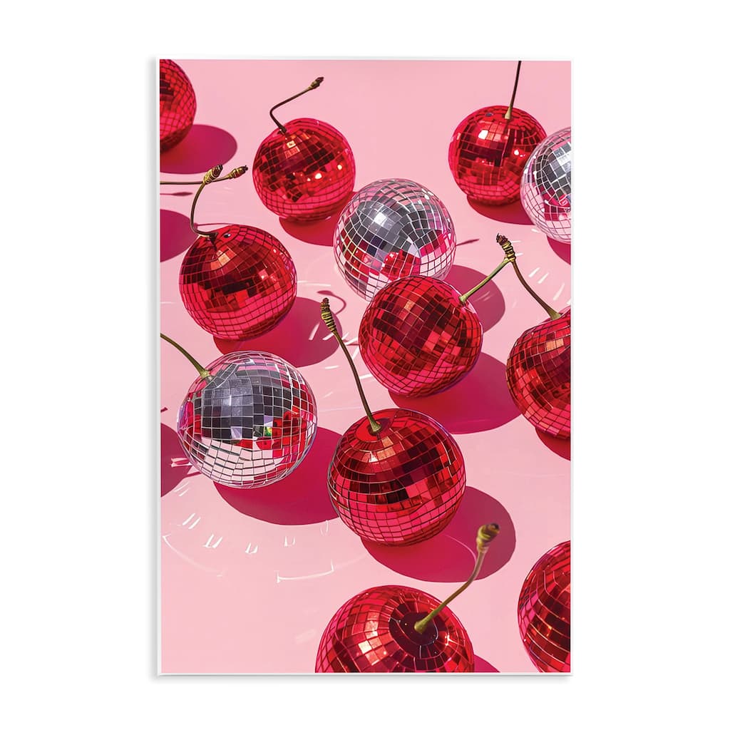 Stupell Cherry Picked Disco Wall Plaque Art Design By LSR Design Studio