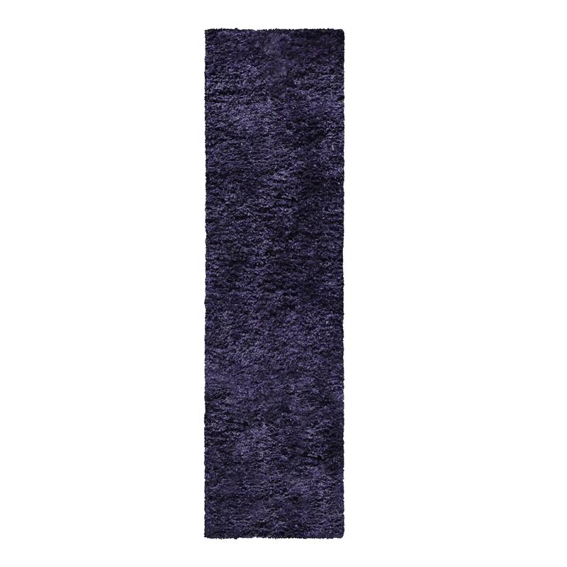 Superior Hand-tufted Plush Solid Shag Indoor Area Rug