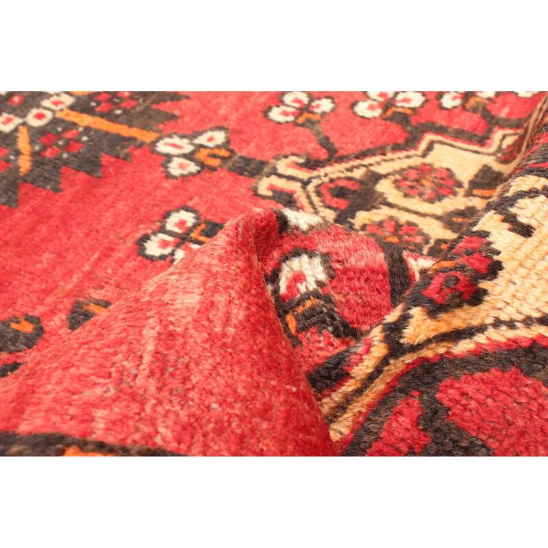 ECARPETGALLERY Hand-knotted Andelz Red Wool Rug - 2'11 x 5'7