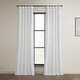 preview thumbnail 10 of 125, Exclusive Fabrics Heritage Plush Velvet Curtain (1 Panel) White - 50 X 108
