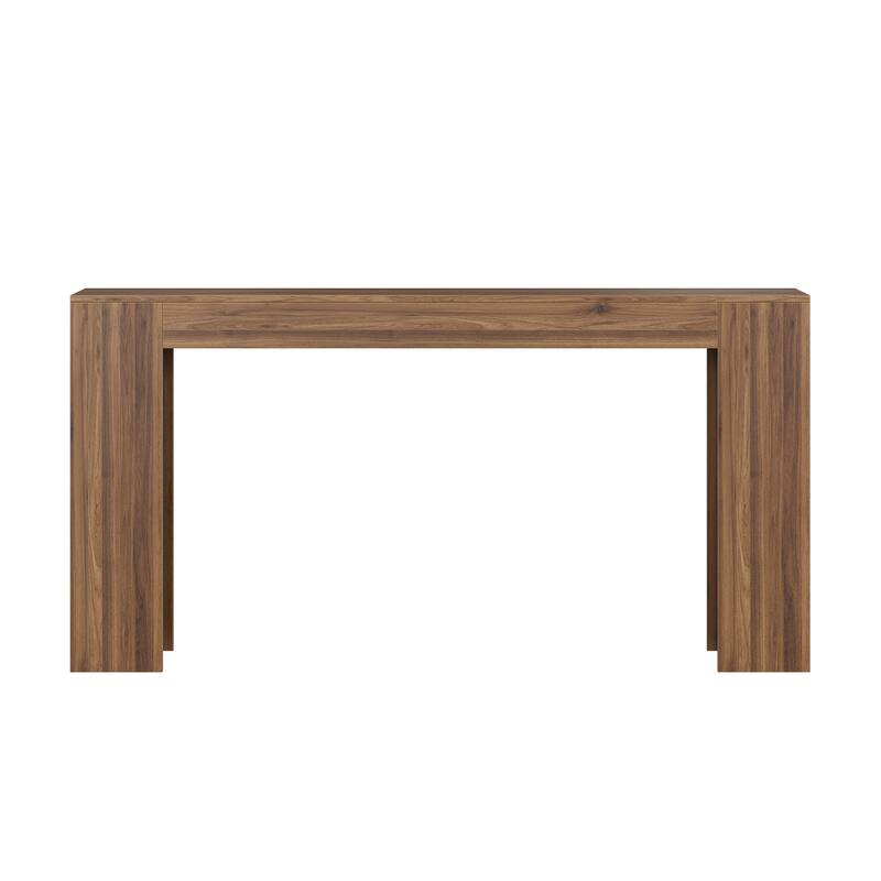 62.99" Extra-Long Farmhouse Entryway Console Table