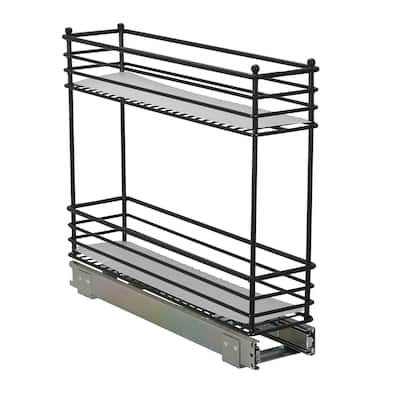Household Essentials Slide-Out Storage Organizer - 2-Tier Design