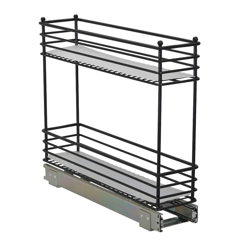 Household Essentials Slide-Out Storage Organizer - 2-Tier Design