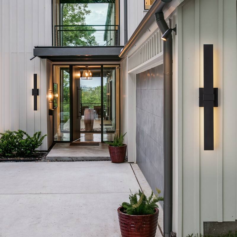 27" H Outdoor Linear Integrated LED Wall Sconce - H27.2" x W4.5"