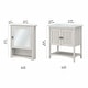 preview thumbnail 13 of 12, Salinas 64W Double Vanity Set with Medicine Cabinets by Bush Furniture