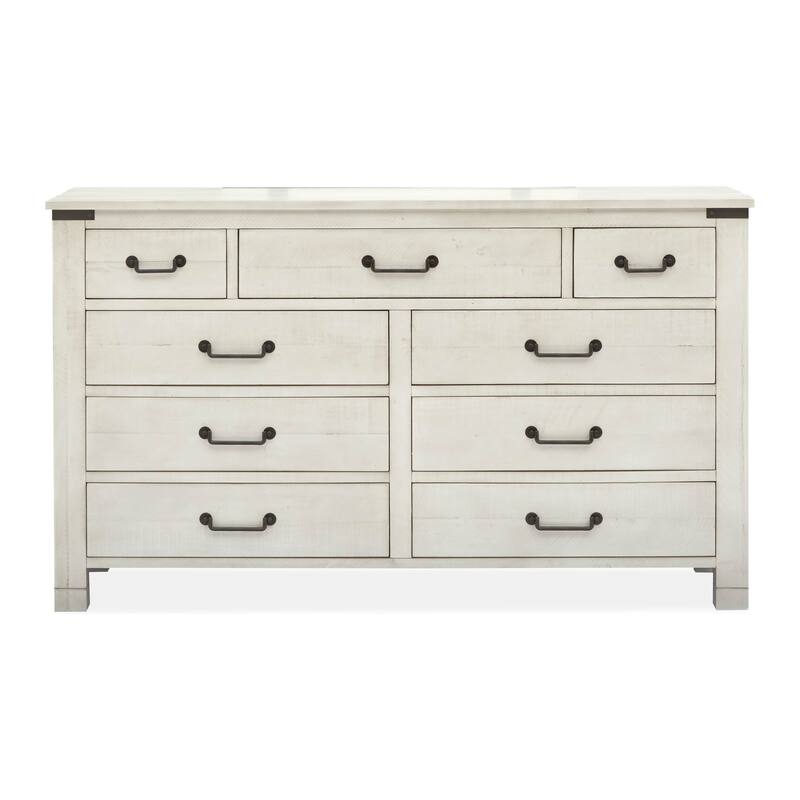 Magnussen Home Chesters Mill Alabaster Drawer Dresser - 9-drawer