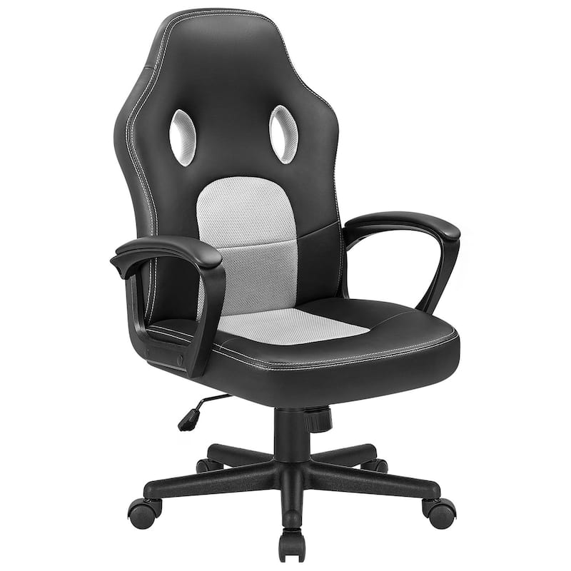 Homall High Back Leather Office Gaming Chair - White