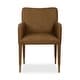 preview thumbnail 1 of 14, Uttermost Conifer Dining Armchair - 23.00" W x 34.00" H x 23.00" D Camel