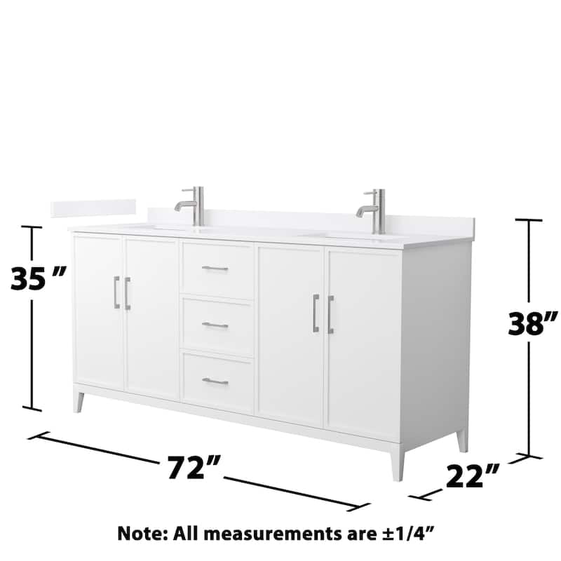 Wyndham Collection WCH717172D-VCA-UNSMXX Elan 72" Free Standing Double