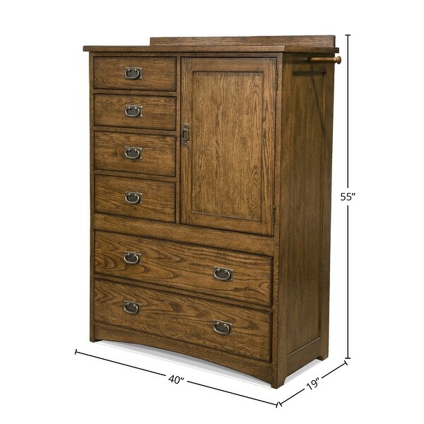 6 drawer gentleman's shop chest