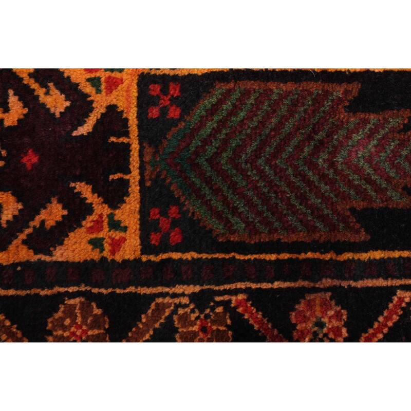 ECARPETGALLERY Hand-knotted Teimani Burgundy Wool Rug - 3'0 x 4'6