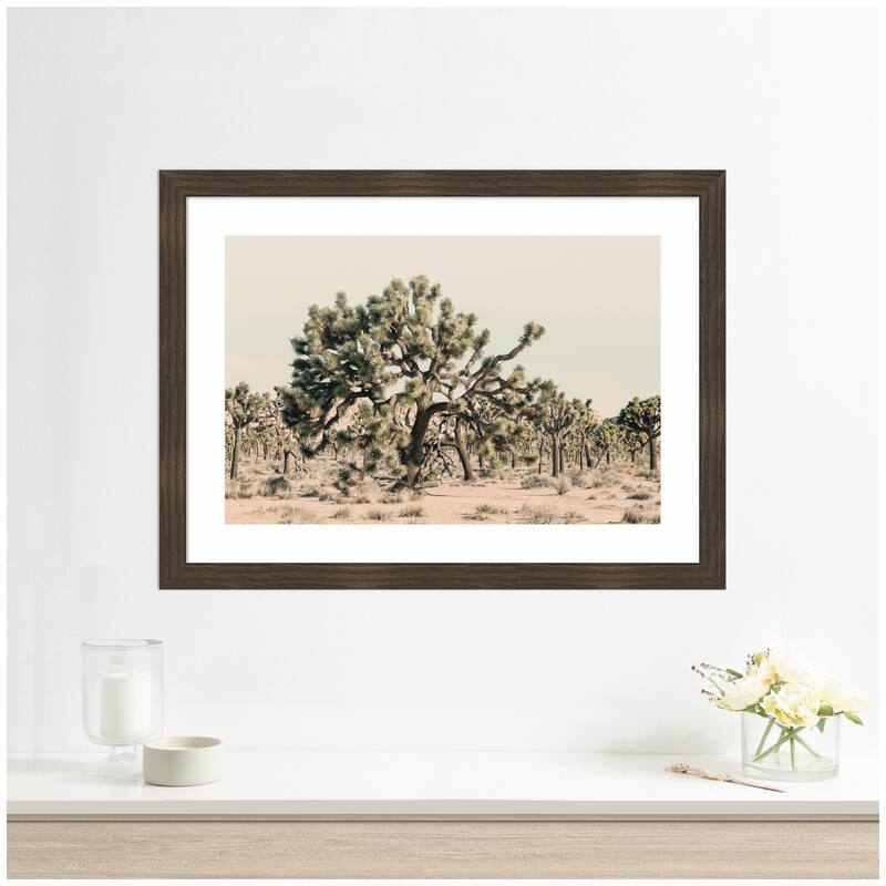 Kate and Laurel Joshua Tree No. 1 by Alicia Bock Framed Wall Art Print