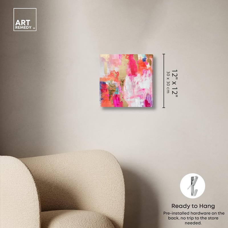 Exuberant Hues III Canvas by Art Remedy, Gallery Wrapped