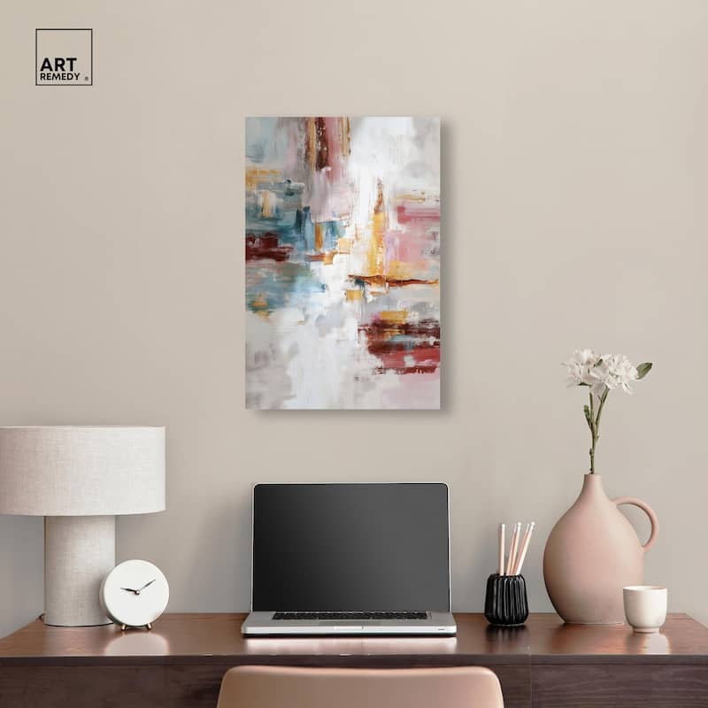Warmth and cool I Canvas by Art Remedy, Gallery Wrapped