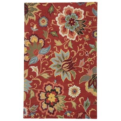 Zamora Handmade Floral Area Rug