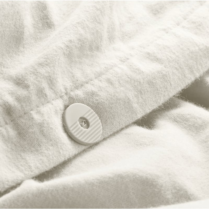 Bare Home Cotton Flannel Duvet Cover and Sham Set