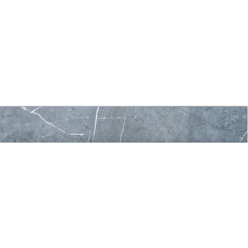 The Tile Life Opera 3x24 Blue Porcelain Bullnose Wall Tile - 3 x 24 - 1 Piece - 3 x 24 - 1 Piece