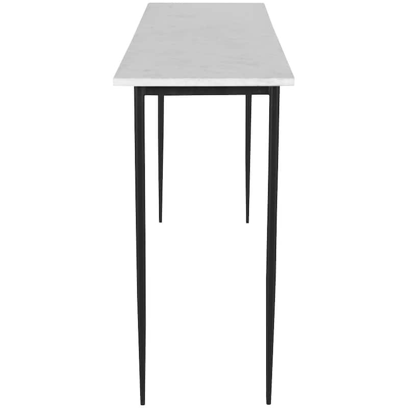 Uttermost 25173 Nightfall 16" Wide Iron, Marble, MDF Framed Console