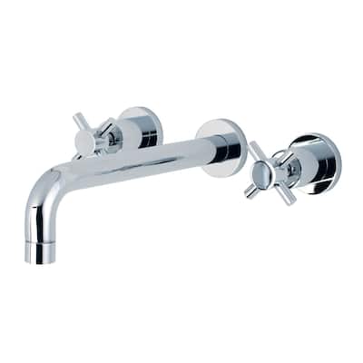 Kingston Brass Concord 3-Hole Wall Mount Roman Tub Faucet