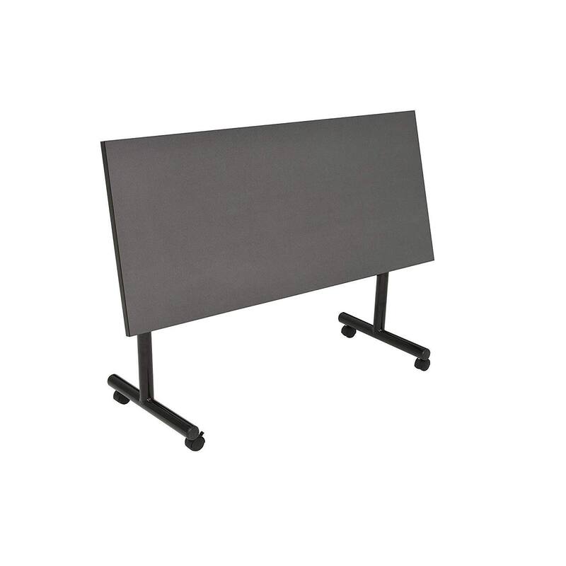 48" Flip Top Mobile Training Table- Grey