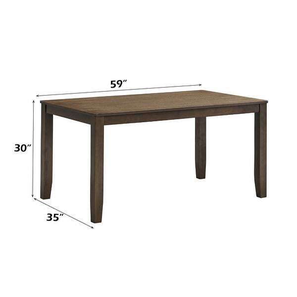 Walnut Finish Dining Table - Bed Bath & Beyond - 43806918
