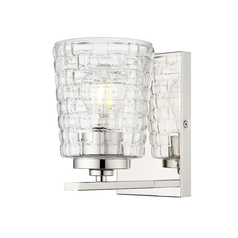 Saben 1-Light Wall Sconce - Polished Nickel