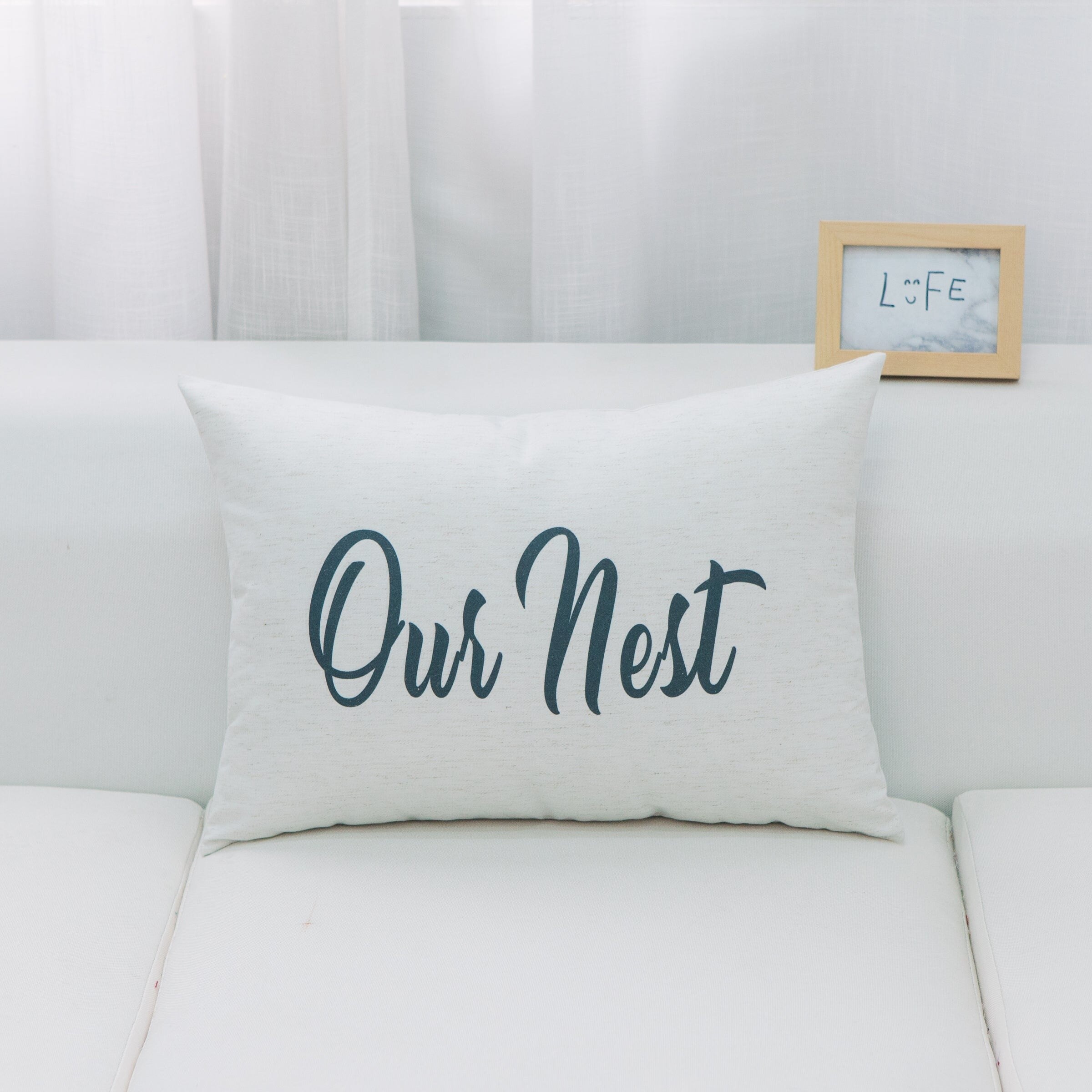 Our Nest Pillow Cover