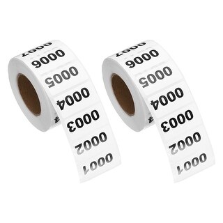 Store Number Sticker Inventory Number Stickers, Consecutive Number Labels Self-Adhesive ...