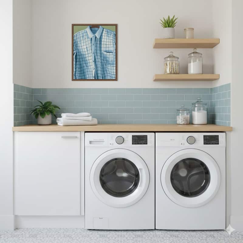 Papas Shirts II by Grace Popp (16 x 20 in.), Framed Canvas Wall Art Print