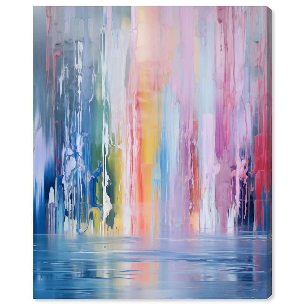 Painted Streams Canvas by Art Remedy, Gallery Wrapped
