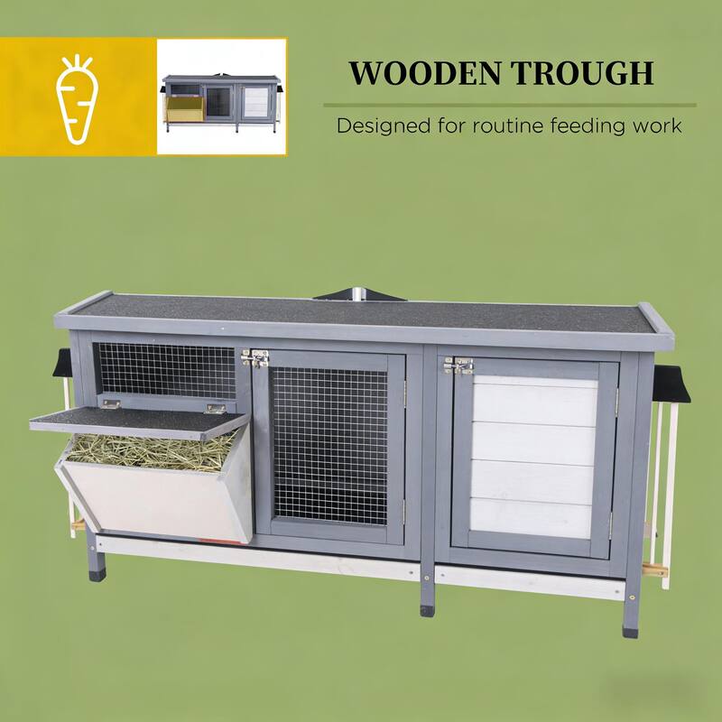 Wooden Pet House,Small Animal Cage Rabbit Hutch