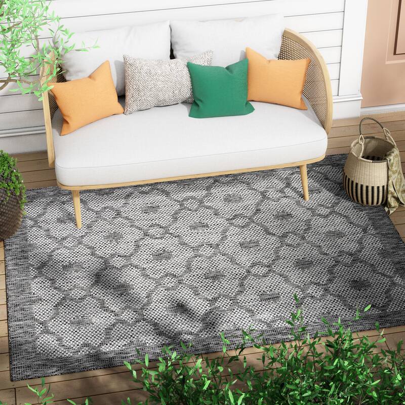 Well Woven Medusa Sol Indoor Outdoor Area Rug