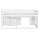 preview thumbnail 7 of 25, Modern Twin Size Loft Bed With Cabinet and Shelf,Solid Construction