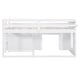 preview thumbnail 18 of 18, Wood Loft Bed with Ladder, Drawers and Safe Guardrail, Maximized Storage Space, Twin Size, White