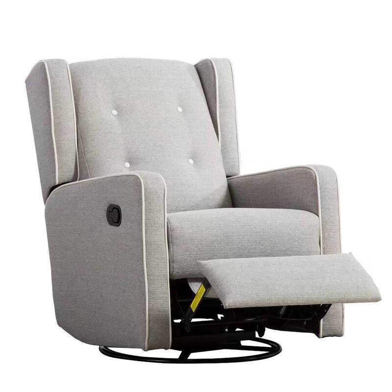 Swivel Rocker Recliner Chair, Nursery Glider Chair, Nursery Rocking Chairs, Manual Reclining Chair